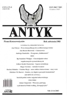 Antyk Pismo Konserwatystów 13/14/2003