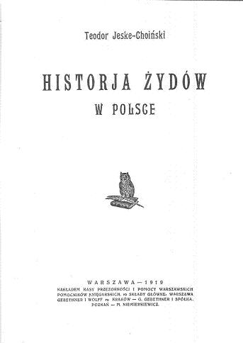 Historia Żydów w Polsce
